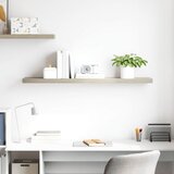  Plutajuća zidna polica boja hrasta 120 x 23,5 x 3,8 cm MDF | shoptok.hr