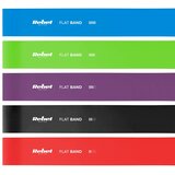Rebel ACTIVE Set TPE traka za vežbanje Flat Band Ls-1, otpor 1,5-11,5 kg, 5 traka u setu, model RBA-3004 Slike