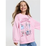 Sinsay Pamučna crewneck majica s božićnim printom Stitch Cijene