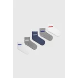 Adidas Otroške nogavice 5-pack siva barva