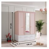 Hanah home garderober rosa | Eponuda.com