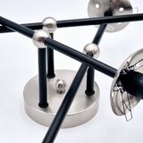  Prislonjen luster MALENA 6xE14/5W/230V mat hrom/dimljeno | Eponuda.com