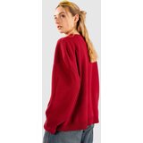Blue Tomato Jacquard Heart Pulover red | Shoptok.si