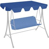  Zamjenski krov za vrtnu ljuljačku plavi 150/130 x 105/70 cm | shoptok.hr