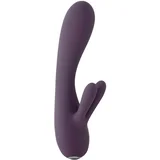 Fifi - vodoodporen vibrator na baterije s paličico (vijolična)