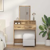  Toaletni stol s ladicama Umjetnički hrast 79 x 41 x 140 cm | shoptok.hr