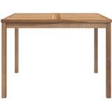  Vrtni blagovaonski stol 110 x 110 x 77 cm od masivne tikovine | shoptok.hr