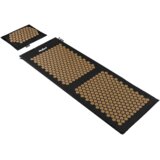 Rebel Active EKO prostirka za zdravlje s akupresurnim šiljcima i jastukom, 130x50cm, XXL, zlatni šiljci | shoptok.hr