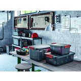 Kis Siva plastična kutija za pohranu s poklopcem 39x29x18 cm K Latch Box – | shoptok.hr