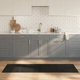  Pravokutni tepih crni 60x200 cm bambus | Shoptok.si