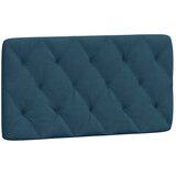 Krevet s madracem plavi 100 x 200 cm baršunasti | Eponuda.com