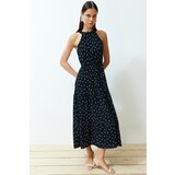 Trendyol Black Woven Midi Dress Cene