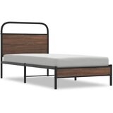 Okvir kreveta bez madraca smeđa boja hrasta 90x190 cm drveni | shoptok.hr