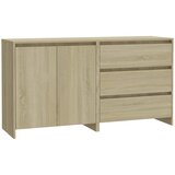 Maison Chic 2-delna Komoda - Predalnik sonoma hrast konstruiran les, (21719165) | Shoptok.si