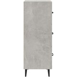  Komoda siva boja betona 34 5x34x90 cm od konstruiranog drva | shoptok.hr