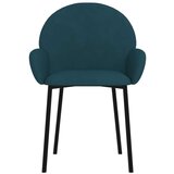  Jedilni stoli 2 kosa moder žamet, (20941602) | Shoptok.si