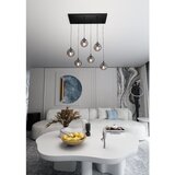  Visilica na sajli COSMO 6xE14/10W/230V crna/siva | Eponuda.com