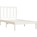  Okvir kreveta bez madraca bijeli 75 x 190 cm masivna borovina | shoptok.hr
