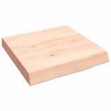 Maison Chic Stenska polica - Viseča Polica 40x40x(2-6) cm neobdelana trdna hrastovina, (21784705) Cene