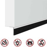  Držač četke za vrata 6 pcs Bijelo 100 cm Aluminijski legura | shoptok.hr