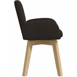  Okretne blagovaonske stolice 4 pcs Bouclé Crna 54 x 58 x 87 cm | shoptok.hr