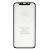 zaščitno kaljeno steklo 5D full glue za apple iphone 12 pro max (6.7") - črno