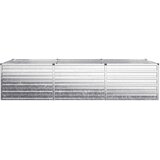  Povišeni vrtni krevet Srebrna 240 x 80 x 55 cm cinkani | shoptok.hr