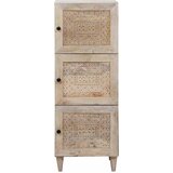  Highboard Bijelo 40 x 33 x 110 cm masivno drvo manga | Eponuda.com
