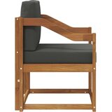  Zunanji kavč Masivno akacijevo les in poliester Naravna, (5000269563) | Shoptok.si