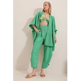 Trend Alacati Stili Ženski komplet kardigan i pantalone ALC-752-001, Zeleni | Eponuda.com