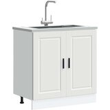 vidaXL Osnovna omarica za umivalnik "Porto" bela 80x46x81,5 cm | Shoptok.si