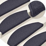  Prostirke za stepenice 30 kom 65x24x4 cm tamno sive i plave poluokrugle velike | shoptok.hr