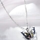 IZMAEL Ogrlica Leptir ES-38833 - Srebrna / Tip3 | shoptok.hr