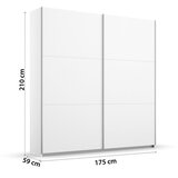 Modern Living Omara Z Drsnimi Vrati Oslo, Bela | Shoptok.si