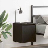  Zidni noćni ormarići 2 kom crni 38x34x40 cm | shoptok.hr