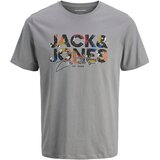 Jack & Jones Majica 'JJGEPLAS' plava / siva / narančasta / crna Cijene
