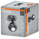 Osram Spot svetiljka SPOT SPHERAL 1xGU10/6W/230V crna | Eponuda.com