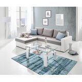 CARRYHOME klubska miza, bela, visoki sijaj | Shoptok.si
