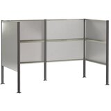  Ekran za kante za smeće 167 x 85 x 113 cm Nehrđajući čelik - Nehrđajući čelik 167 cm bez uzorka | shoptok.hr