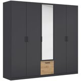 Boxxx OMARA ZA OBLAČILA, siva, hrast artisan Slike