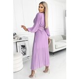numoco basic Numoco pleated dress with belt and neckline | Shoptok.si
