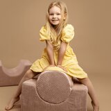 MeowBaby Igralište od krem korduro pjene 45x170x30 cm Montessori - | shoptok.hr