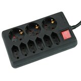  Kabel s utičnicama (Broj šuko utičnica: 3 Kom., Crne boje, 1,4 m, 3.500 W, Povećana zaštita od dodirivanja) Cijene