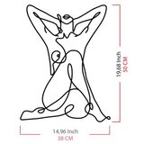 WALLXPERT zidna dekoracija Geometric Nude Woman | ePonuda.com