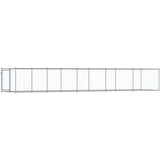  Kavez za pse s vratima sivi 10x2x1 5 m od pocinčanog čelika | shoptok.hr