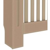 vidaXL Pokrov radiatorja 2 pcs Rjava 152x19x81.5cm Konstruiran les | Shoptok.si