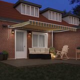  Skrovita tenda s Zelena i žuta 400 ×350 cm tkanina | shoptok.hr