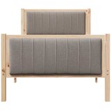  Okvir kreveta Smeđa i taupe 90 x 200 cm Masivna borovina | shoptok.hr