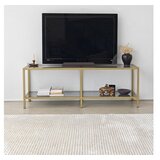 Hanah home basic - dark grey, gold dark greygold tv stand | Eponuda.com
