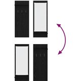  Vješalica za kapute na zidu Zidne Crni hrast 70 x 10 x 90 cm | shoptok.hr